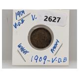 1909 VDB Wheat Penny