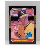 1987 Donruss Rated Rookie #46 Mark McGwire