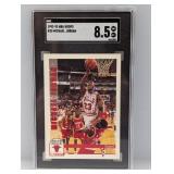 1992-93 NBA Hoops #30 Michael Jordan SGC NM-MT+