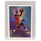 1990-91 NBA Hoops Team Checklist Michael Jordan