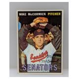 1967 Topps Mike McCormick No Trade Statement Var