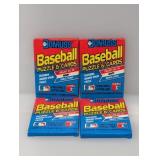 (4) 1989 Donruss Look For Ken Griffey Jr, Rc Pack