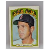 1972 Topps Baseball 313 Luis Aparicio HOF Red Sox