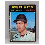 1971 Topps Baseball HN Luis Aparicio HOF Damage