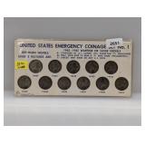 US Emergency Coinage Set No 1