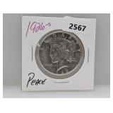 1926-S 90% Silv Peace $1 Dollar