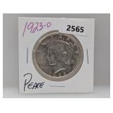 1923-D 90% Silv Peace $1 Dollar