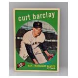 1959 Topps #307 Curt Barclay Surface