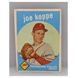1959 Topps Baseball HN #517 Joe Koppe Phillies