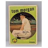 1959 Topps Baseball HN Tom Morgan Tigers Damage