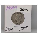 1954-D 90% Silv Wash Quarter