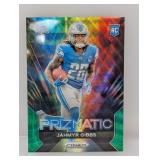 2023 Prizm Jahmyr Gibbs RC Prizmatic Green Wave 20
