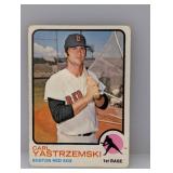 1973 Topps Baseball Yastrzemski HOF Edges/Hole