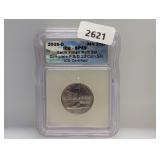 ICG 2005-D SP69 Satin MN Quarter