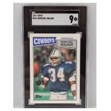 1987 Topps Rookie #264 Herschel Walker SGC 9 MT