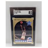 1990-91 NBA Hoops All-Star #5 Michael Jordan SGC 8