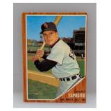 1962 Topps Baseball Sammy Esposito Hi # 586 Edges
