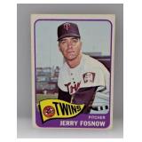 1965 Topps Baseball Jerry Fosnow Hi # 529 Surface