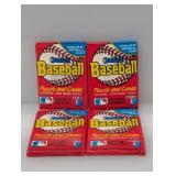 (4) 1988 Donruss Packs