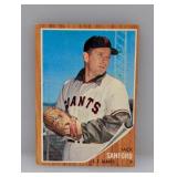 1962 Topps Baseball Jack Sanford Hi # 538 Surface