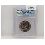 ICG 2005-D SP69 Satin JFK Half $1