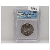 ICG 2005-P SP69 Satin JFK Half $1
