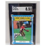 1987 Topps 1000 Yard Club #2 Jerry Rice SGC 8.5