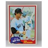 1981 Topps Baseball Carl Yastrzemski HOF Red Sox