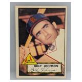 1952 Topps Billy Johnson #83 Edges/Stain