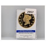 1838 Liberty Head Eagle Replica