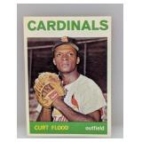 1964 Topps Curt Flood #103 Surface/Corners/Stain