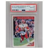 2018 Donruss Optic #49 Pat Mahomes II RC PSA 10