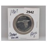 1967 80% Silv Canada $1 Dollar