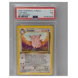 1999 Pokemon 1st Edition Jungle Clefable #17 PSA 7