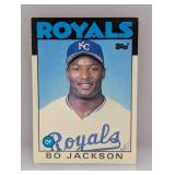 1986 Topps Tr Bo Jackson RC 50T Corner/Edge
