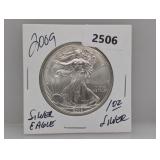 2009 1oz .999 Silv Eagle $1 Dollar