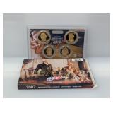 2007 US Mint Presidential $1 Coin PF Set