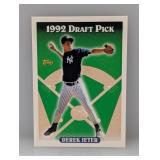 1993 Topps #98 Derek Jeter Rookie Crease