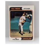 1974 Topps Jim Palmer 40 HOF Corners