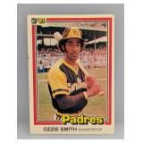 1981 Donruss Ozzie Smith #1 Edges/Stain