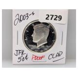 2003-S PF JFK Half $1 Dollar