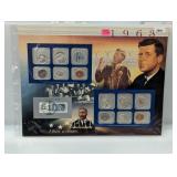1963-P,D US Mint Set & Postal Comm Page