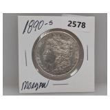 1890-S 90% Silv Morgan $1 Dollar