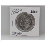 1885-O 90% Silv Morgan $1 Dollar