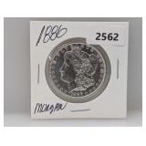 1886 90% Silv Morgan $1 Dollar