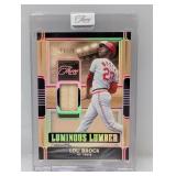 2025 Panini 3&2 Lou Brock Relic #15/25