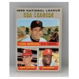 1970 Topps Gibson Carlton Marichal Ldrs 67 Corners