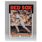 1986 Topps Wade Boggs 510 HOF Stain