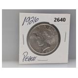 1926 90% Silv Peace $1 Dollar