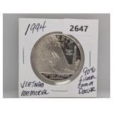 1994 90% Silv Vietnam Mem Comm $1
